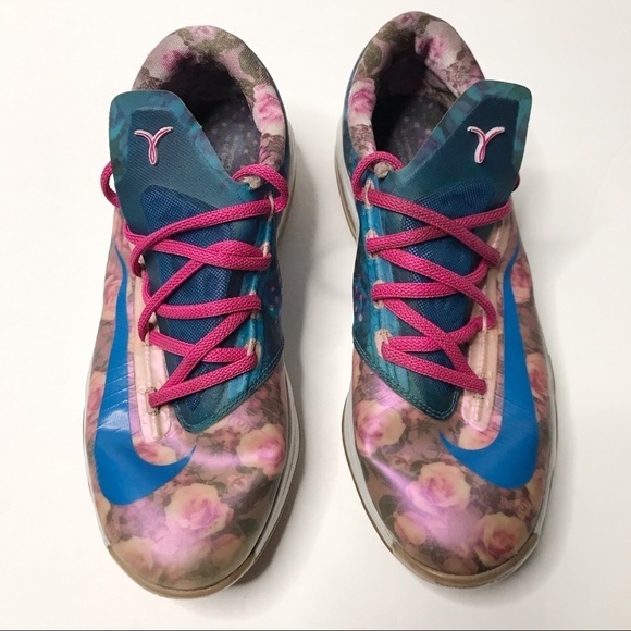 Nike KD 6 VI Aunt Pearl sneakers 5.5 Y - Picture 3 of 14